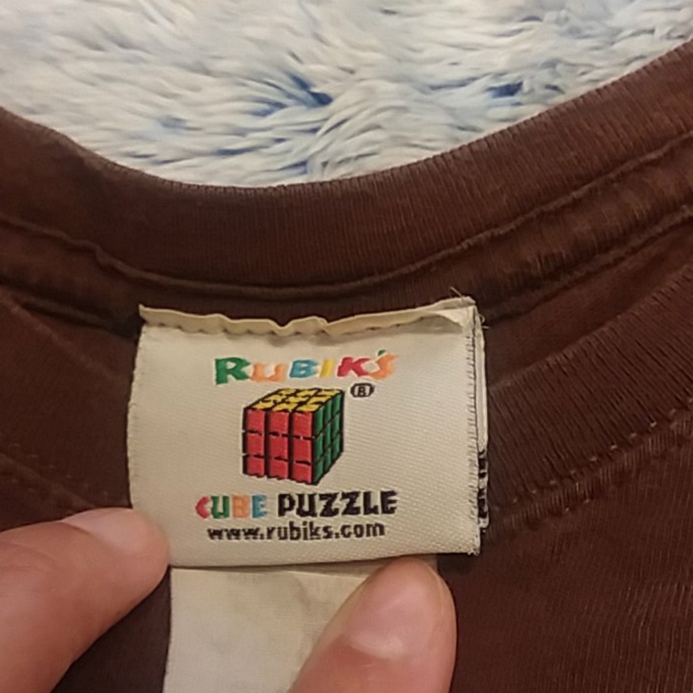 Brown printed tee - Picture 4 of 4